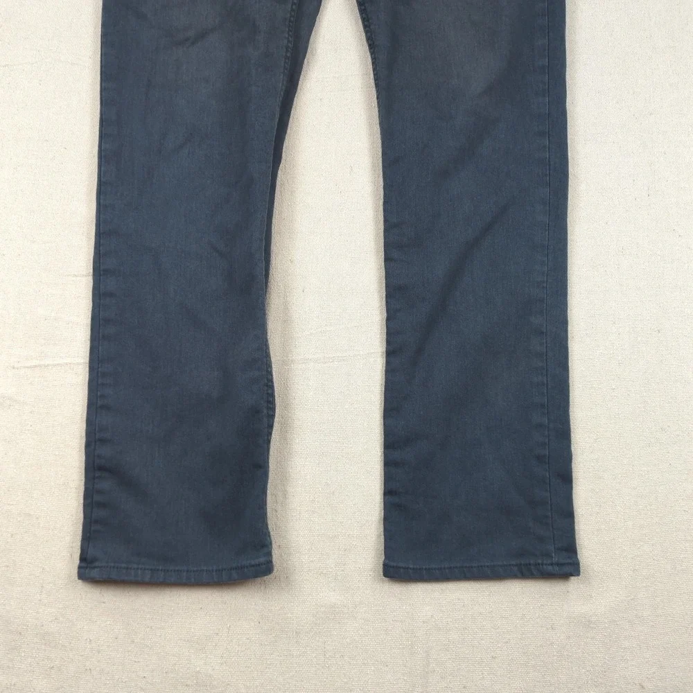 Banana Republic Mens 33x32 Blue Pants Traveler Slim Fit Golf Stretch Casual
